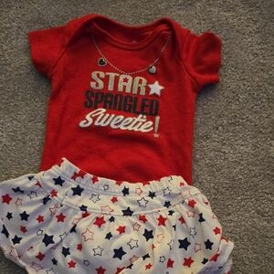 Red Star Spangled Sweetie Outfit
